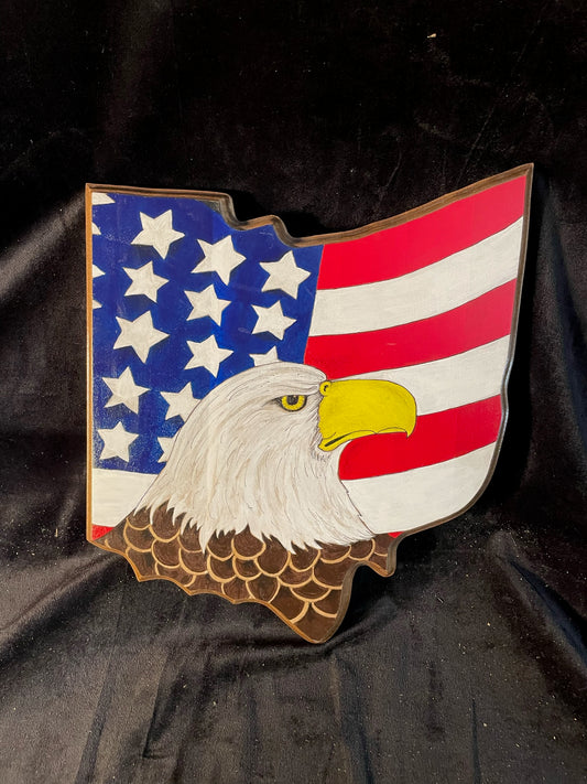 American Eagle Ohio Plaque