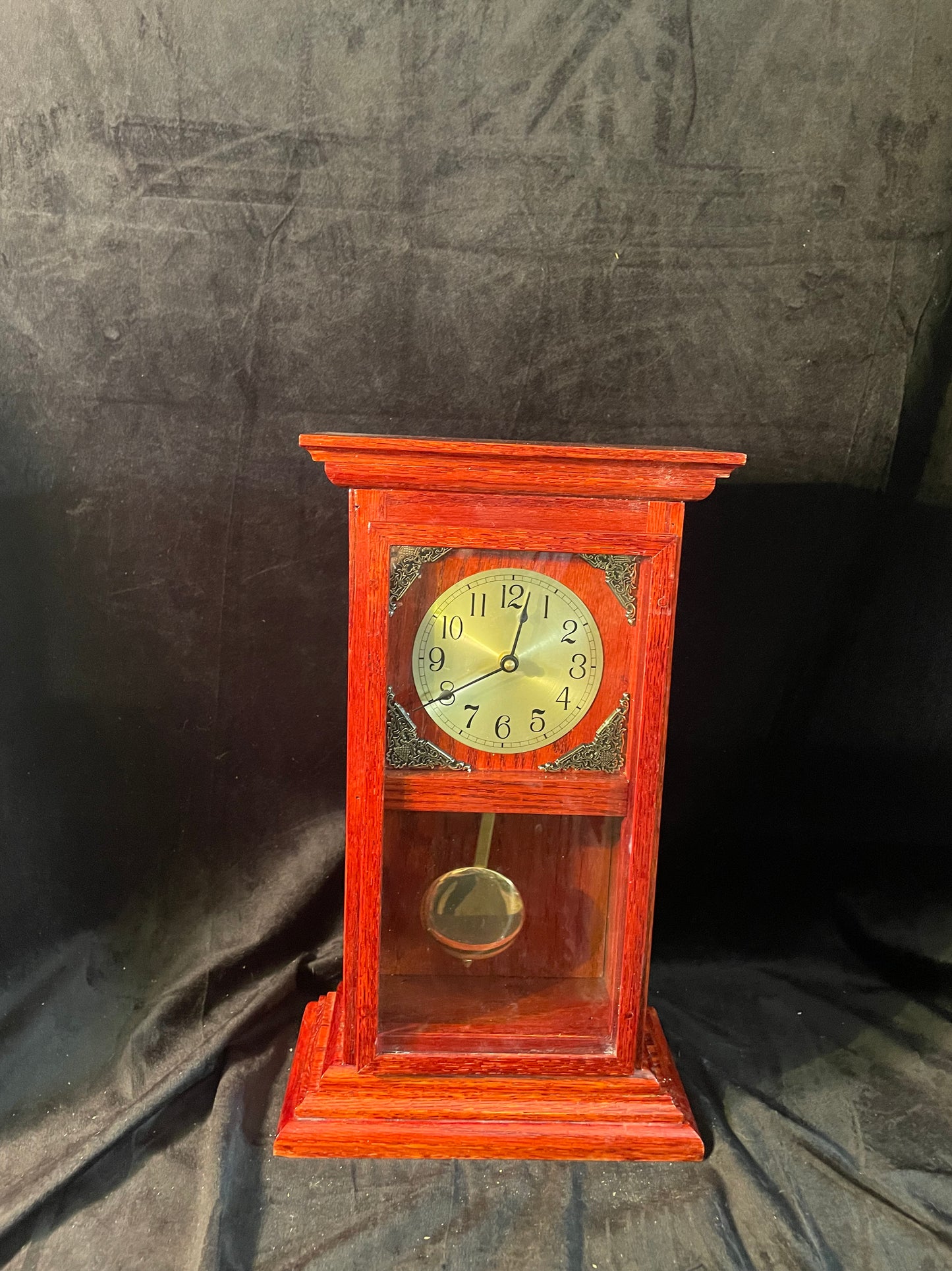 Small Dark Wood Clock