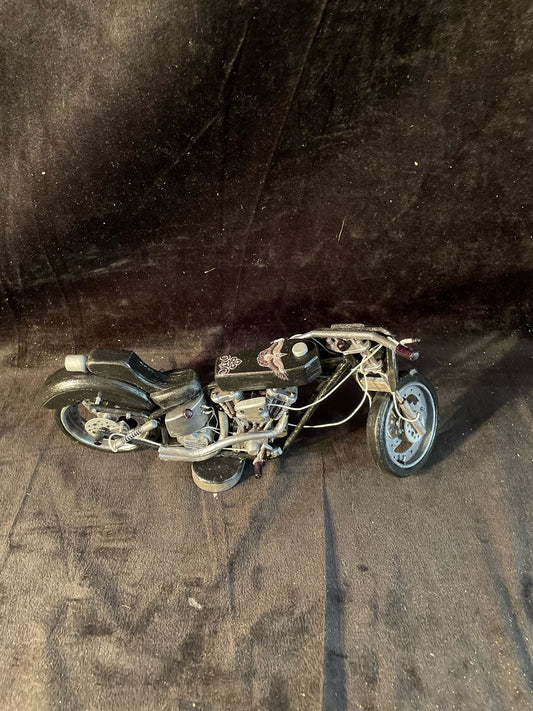 Black Air Brush Painted Motorcycle