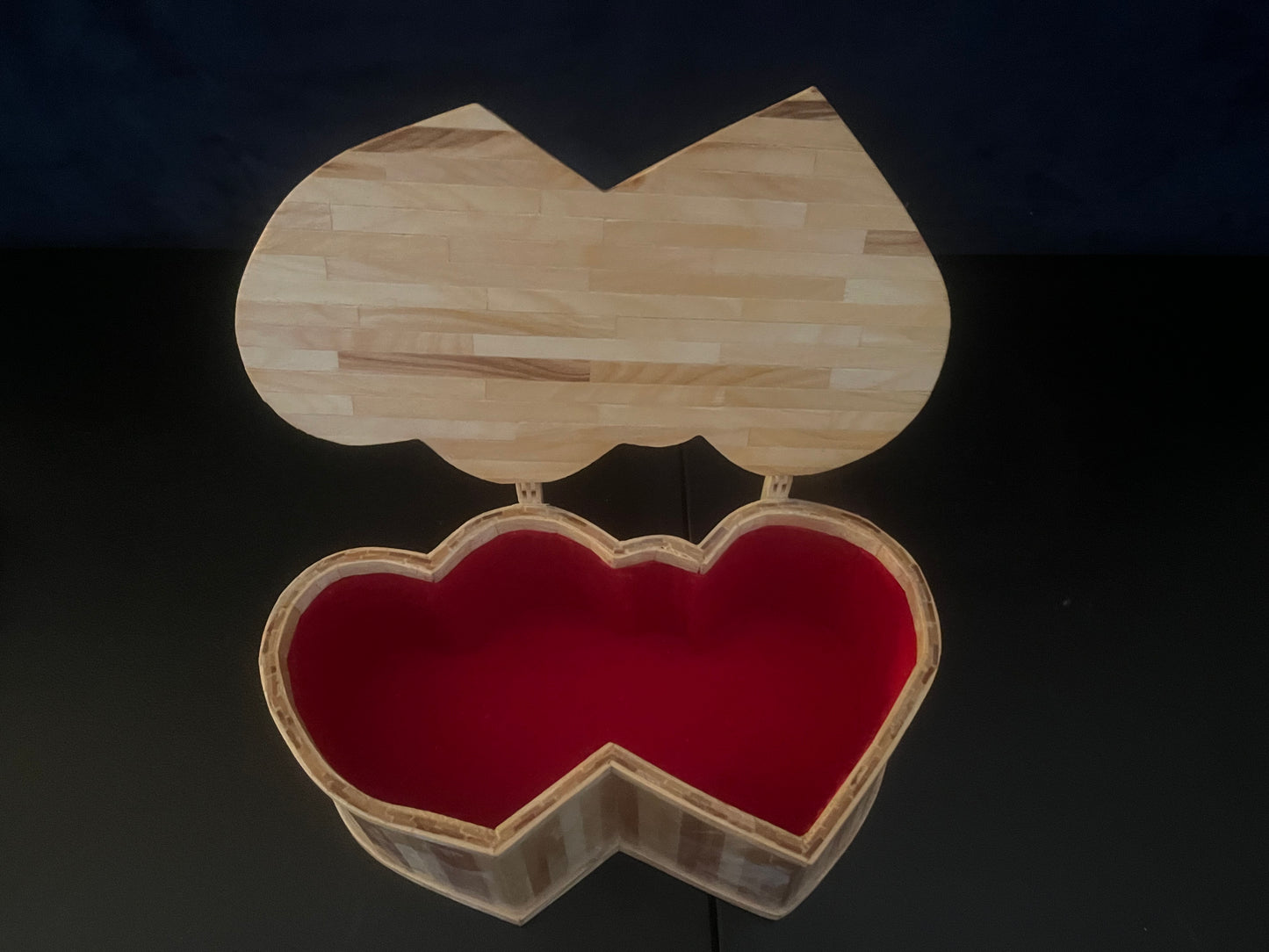 Two Hearts Jewelry Box